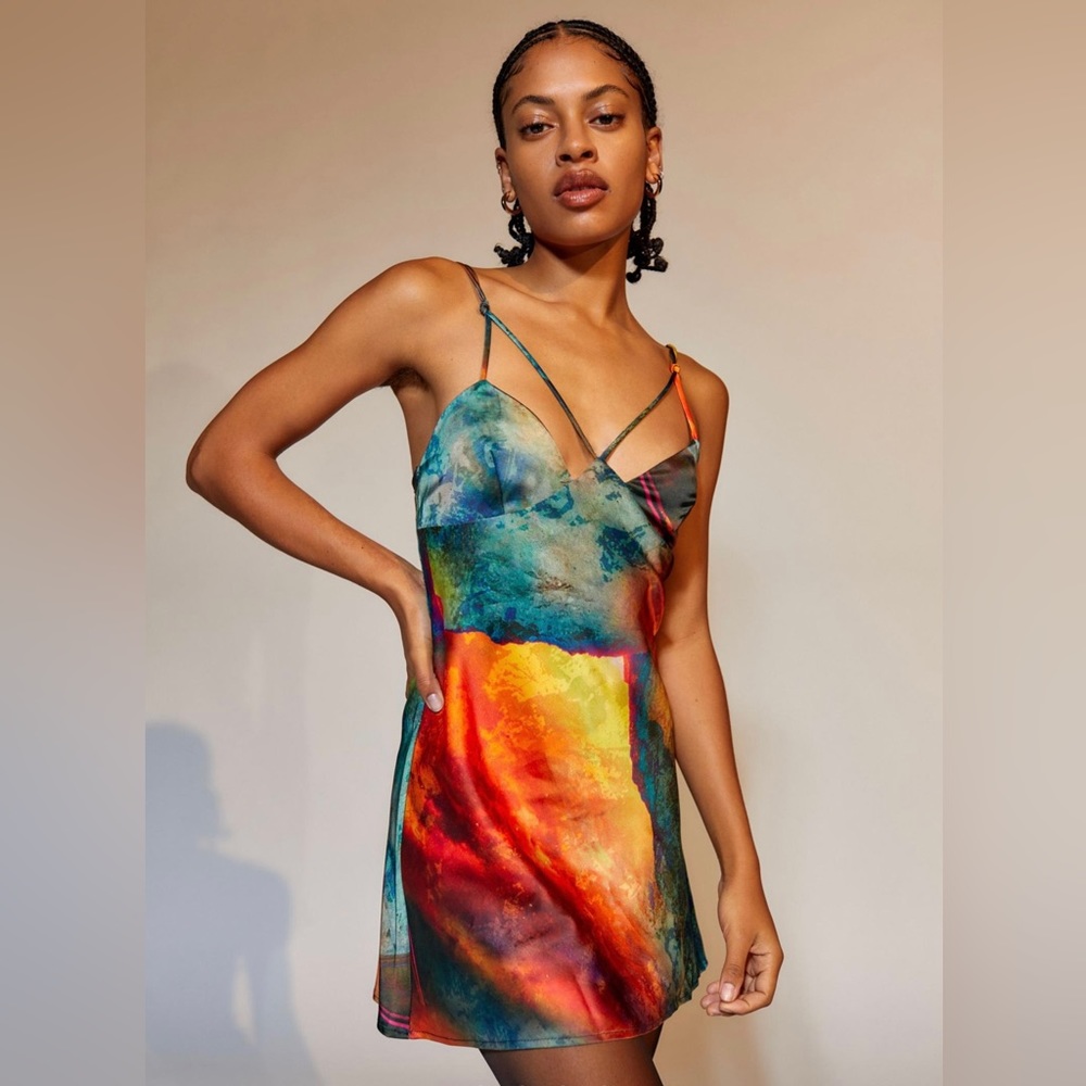 Urban Outfitters Pretty Please Cutout Mini Dress